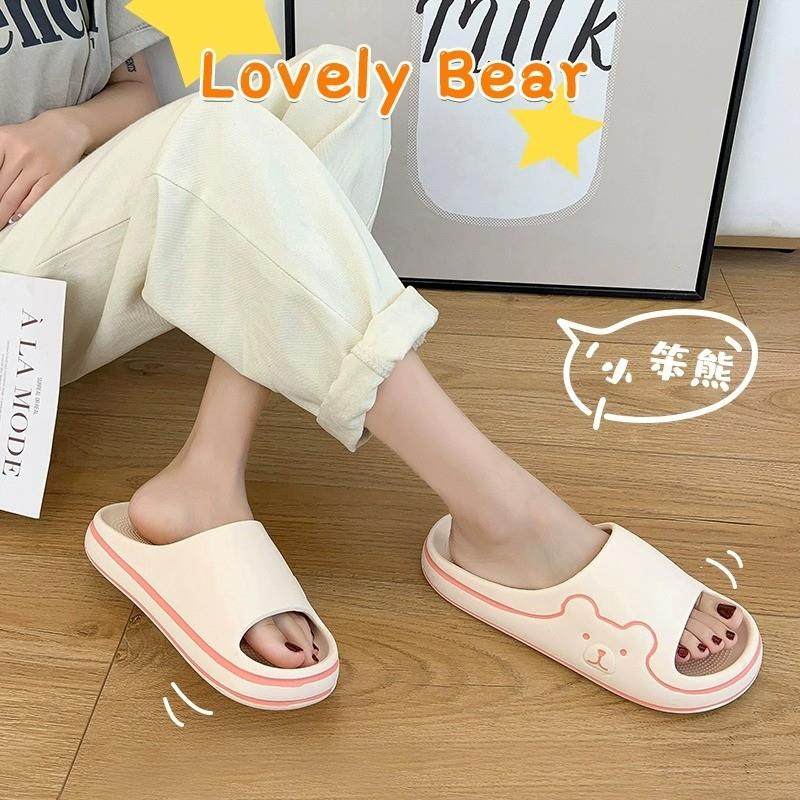新品厚底拖鞋男士夏天室内浴室防滑居家居外穿踩屎感卡通凉拖鞋女