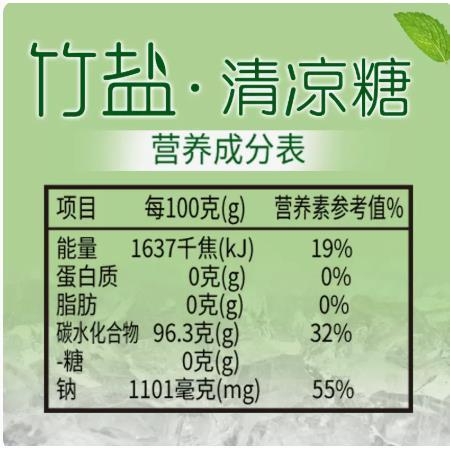 甄凉芭乐糖竹盐芭乐味清凉糖柠檬味青提味薄荷糖清新口气薄荷糖果
