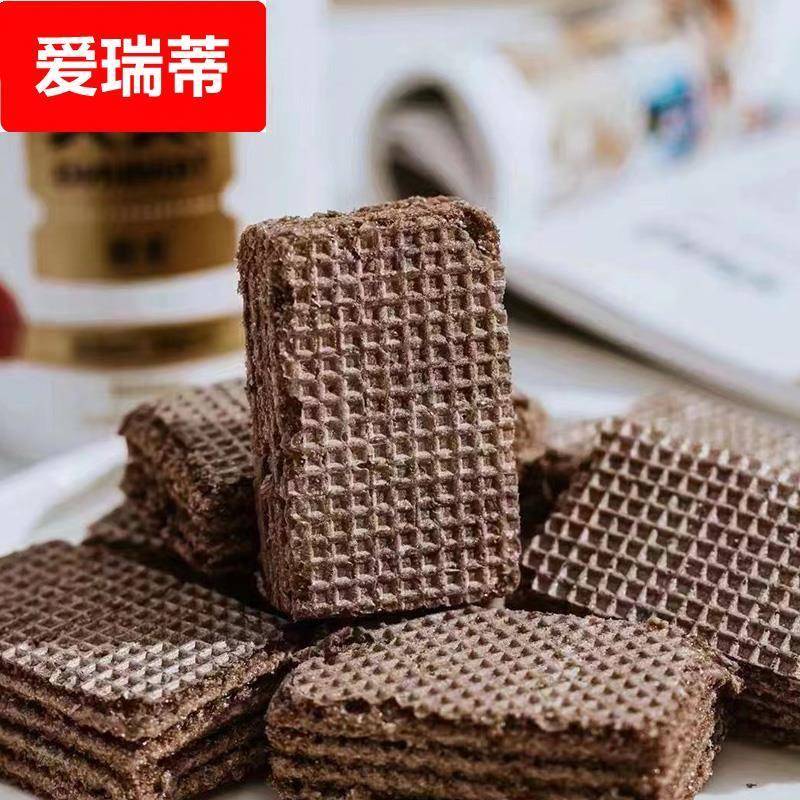 张大姐可可街老酸奶冰激凌威化饼干巧克力儿童零食休闲官方旗舰店