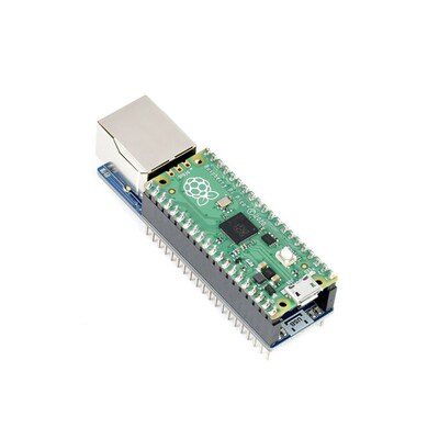 微雪 树莓派Pico CH9121网络透传扩展板10/100M网口板载接口引脚