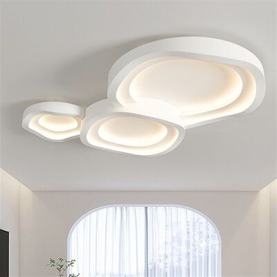 客厅吸顶灯现代简约大气2025年新款大灯创意轻奢全屋套餐组合灯具