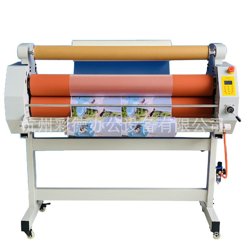 FM1100B气动水晶膜预涂膜钢化膜冷裱膜高温覆膜机多功能裱膜机