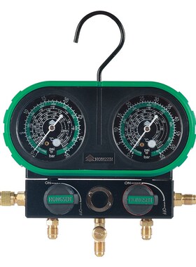 鸿森HS-MVS60-101A汽车空调加氟雪种表R32R410R22R134双表压力表