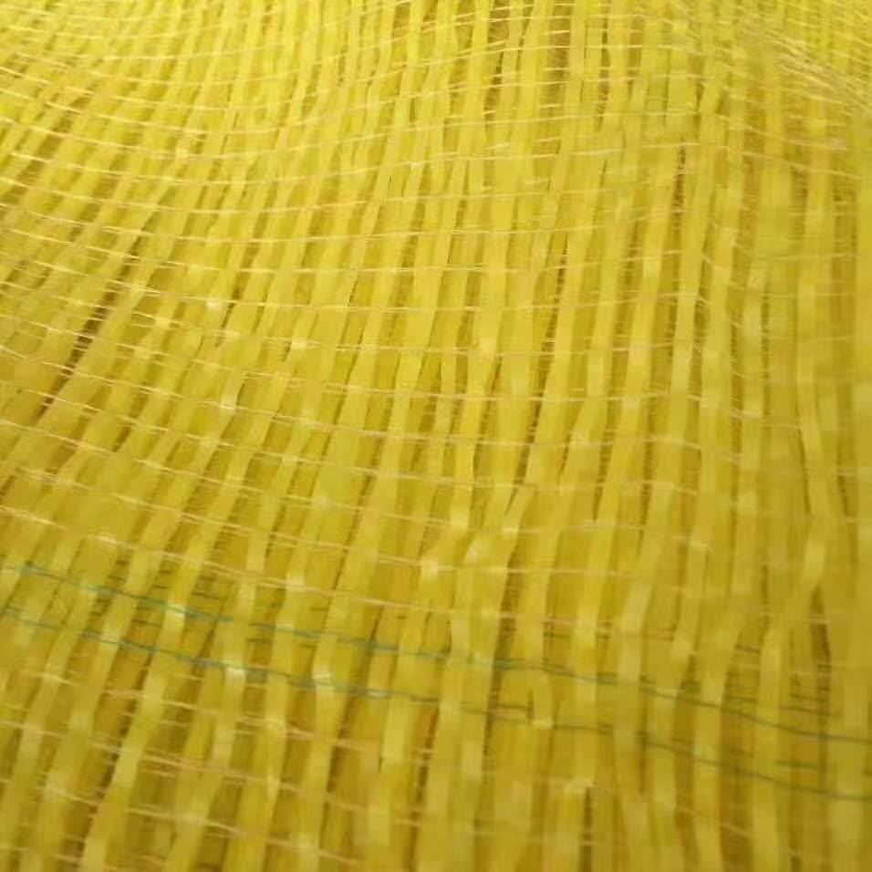 72*95与85*l105草块袋子装草料牧草的黄色塑胶网袋割草机专用