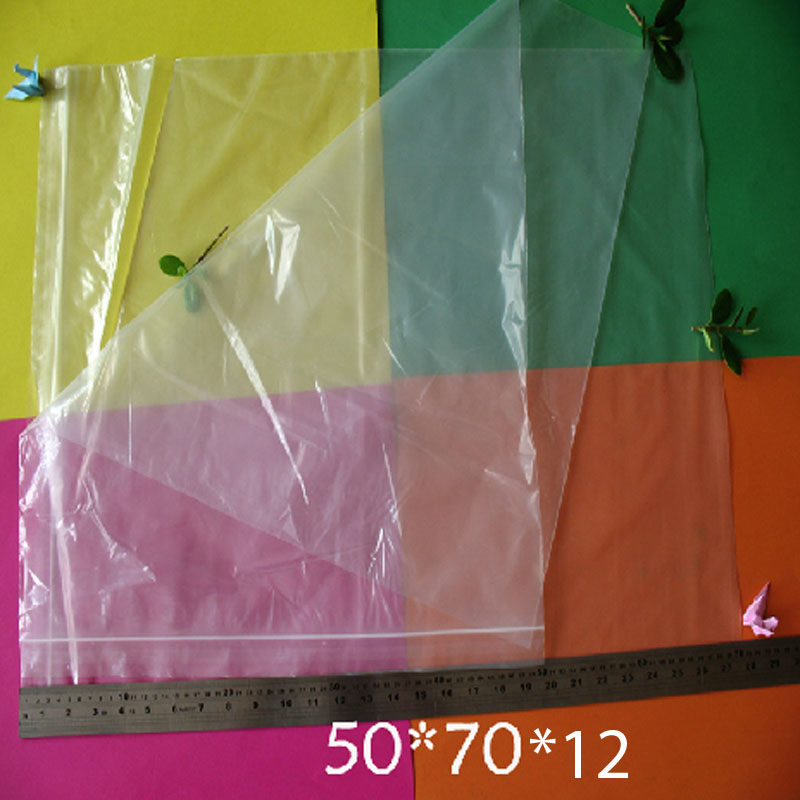 PE15号50*7i0*12丝特大自封袋 防潮密封袋 服装收纳包装袋100个价