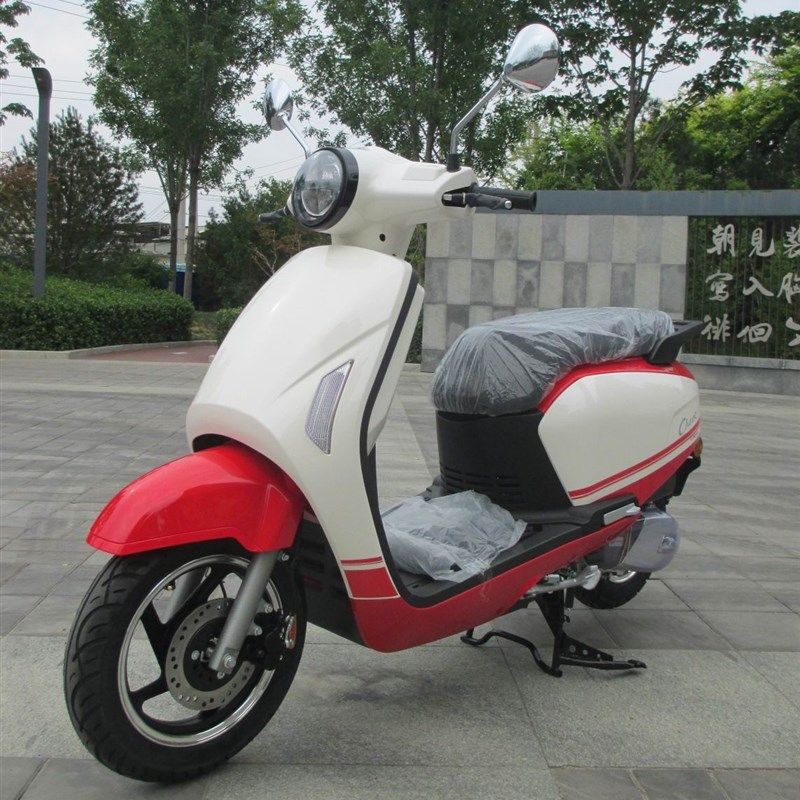 嘉陵新款踏板车125发动机巧A乐摩托车电喷前后碟刹大油箱可上牌
