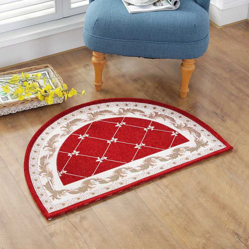 半圆浴室门口防滑吸水地垫卧室地毯玄关卫生间入户进.门垫子脚垫