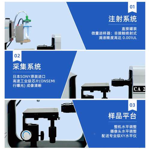 接触自角仪 动型纳升仪级接自北斗仪器触角测试测玻璃亲疏水性 动