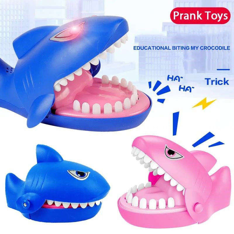 Crocodile Bite Finger Toy Electric SharKk Extract Tooth Fami