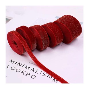 Year Christmasn New Velvet Ribbon Red Yards Festival Ribbo