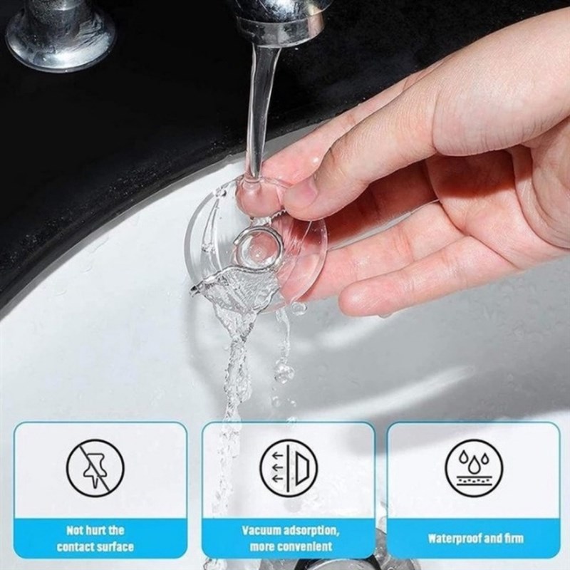 10/20Pcs Suction CpupsSuckers Glass Window Wall Hook Hanger