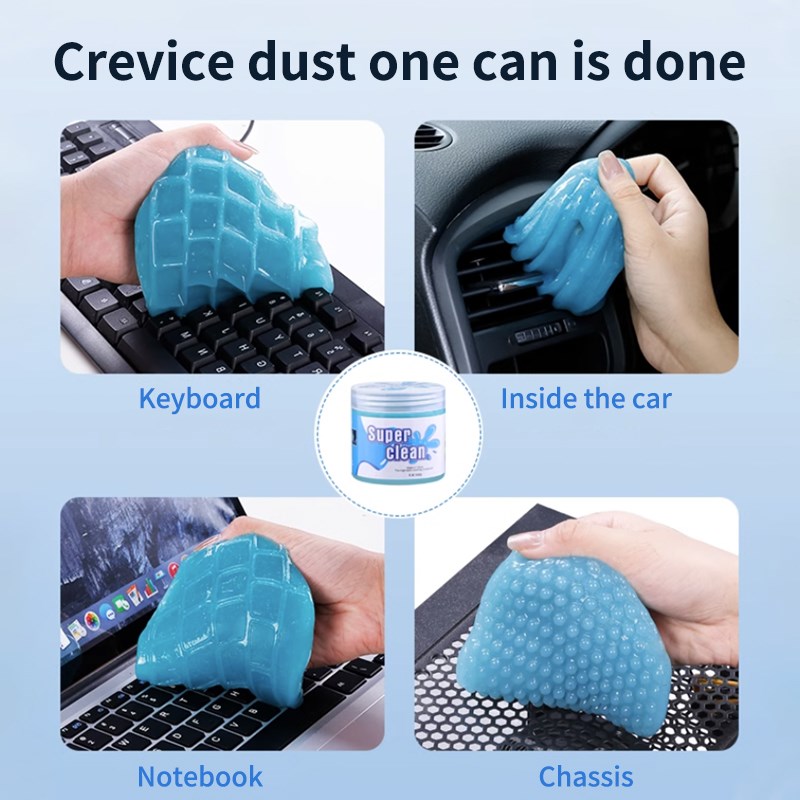 Super Clean gell cleaner to remove dust, dirt in hard to rea