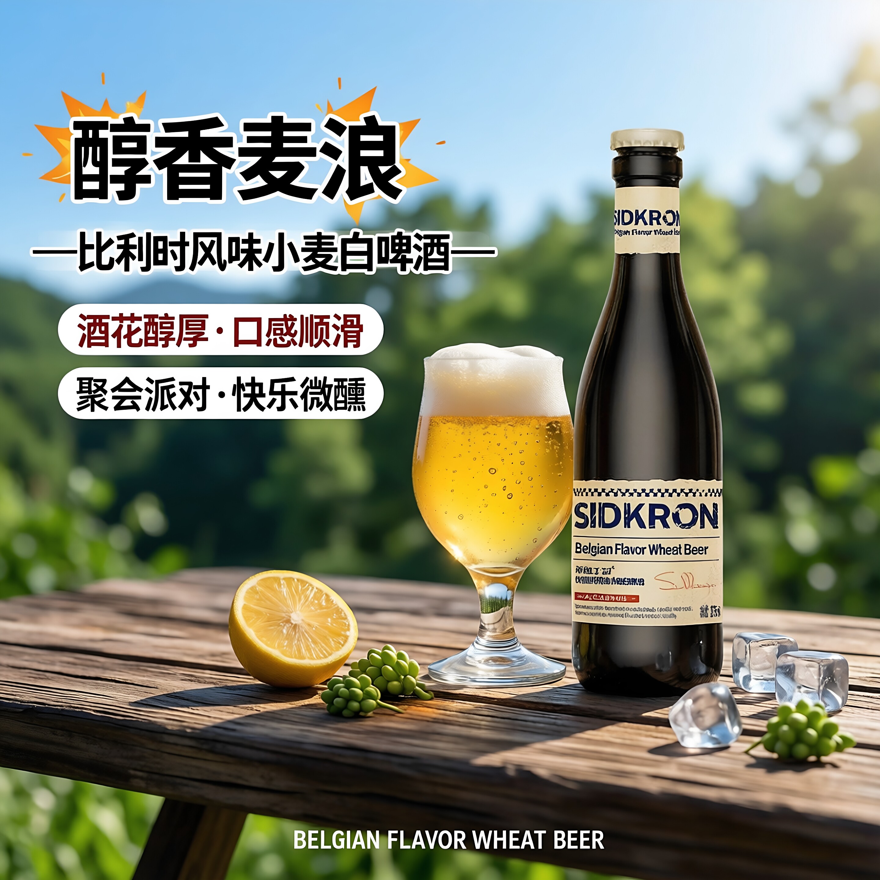 比利时小麦白啤275ml*12瓶精酿