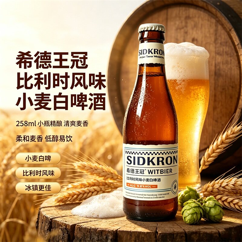 比利时小麦白啤275ml*12瓶精酿
