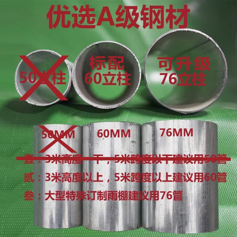 定制户外推拉雨棚仓库棚伸缩式车棚大排档停车帐篷防水遮阳棚雨篷