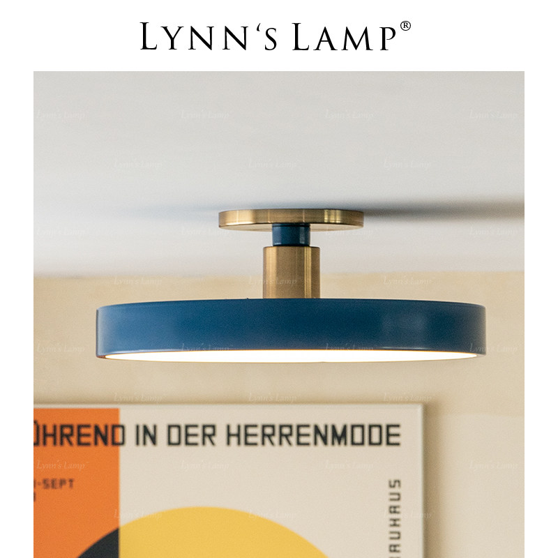 Lynns立意 轻奢古典吸顶灯 led卧室入户玄关北欧简约书房灯具