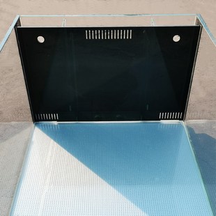 超白鱼缸极窄黑玻侧溢流原生溪流缸底滤吉罗客厅大中小型定制定做