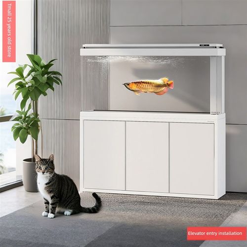 森森超白鱼缸客厅大型智能生态水族箱家用底滤落地2025新款HHLT-B