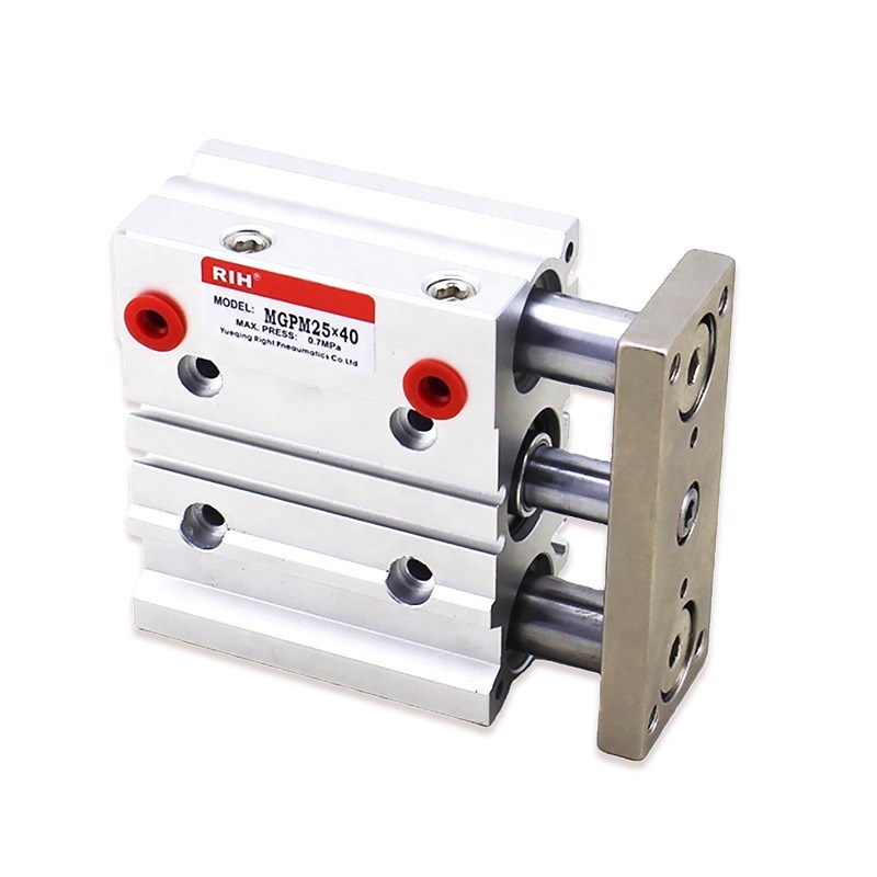 RIH瑞亨 MGPM气缸 TCM薄型带导杆三轴三杆三连气缸气动气缸元件