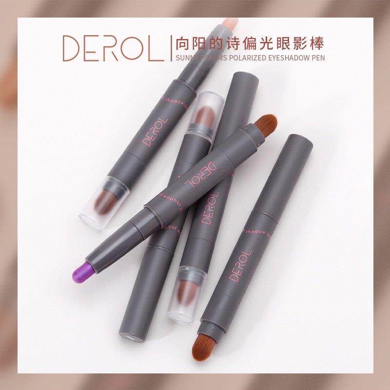 正品懒人眼影棒一抹成型双头可旋转带刷头不易晕染蓝色紫色珠光眼