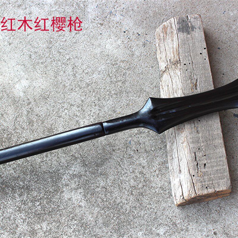 武术用品红d木红樱枪 全木制 实木规格可订影视剧道具古代兵器木