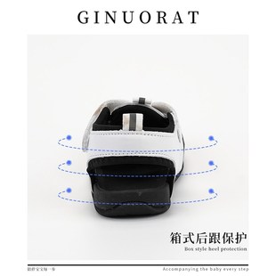 奇诺鼠宝b宝凉鞋男宝学步鞋2025新款婴儿包头夏天鞋女小童鞋子夏