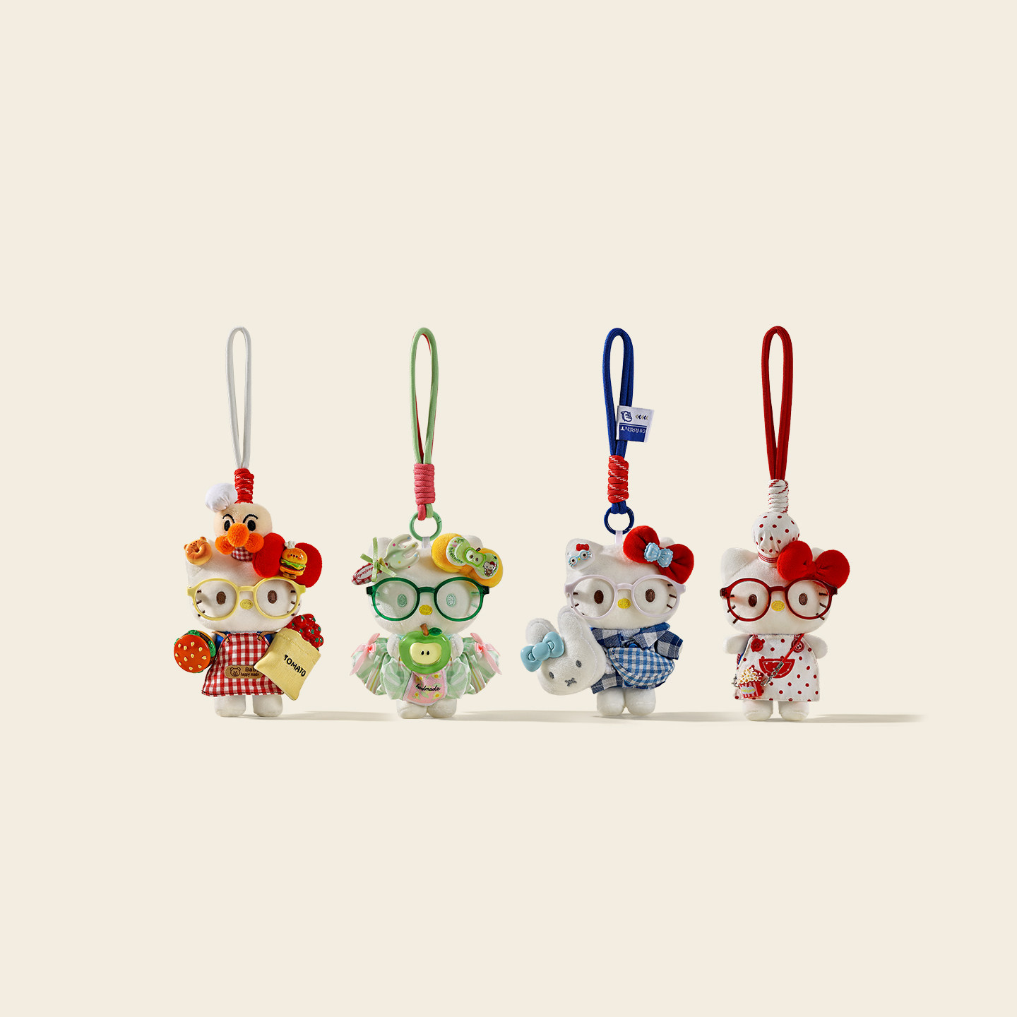 正版hellokitty包包挂件小玩偶可爱哈喽kitty猫毛绒公仔书包挂饰