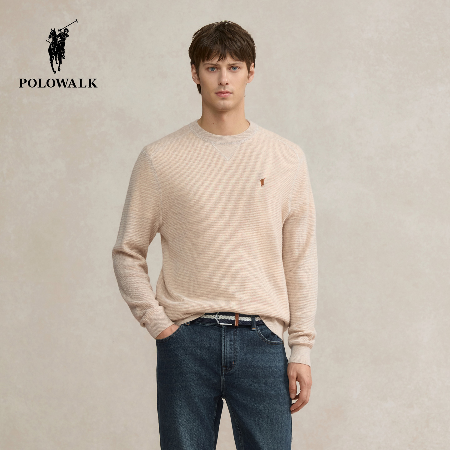 POLOWALK男士奥莱正品羊毛衫冬季