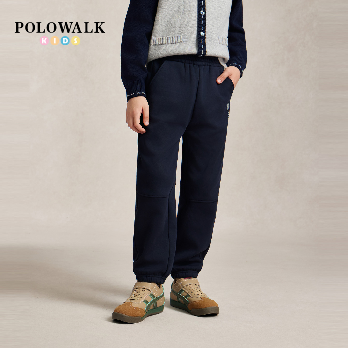 POLOWALK男童秋季新品卫裤
