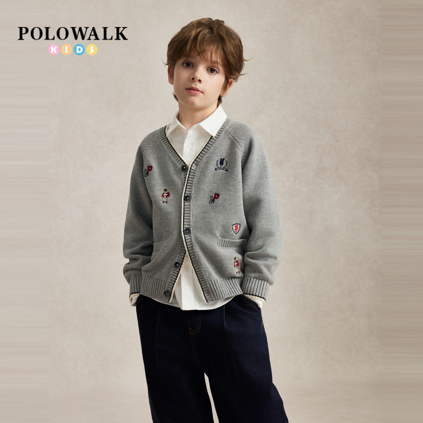POLOWALK男童秋季新品针织衫