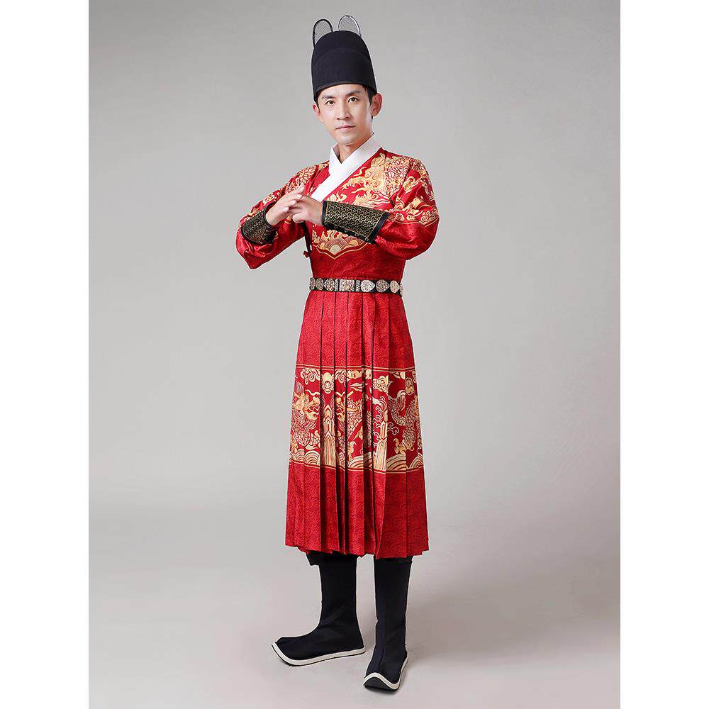 新品炎蔻明制汉服飞鱼服锦衣卫绣春刀蟒袍古风男士明朝贴里曳撒装
