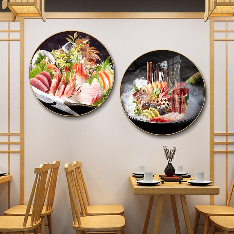 极速日式挂画寿司店墙面装饰三文鱼刺身居酒屋装饰画日本餐厅和风图片