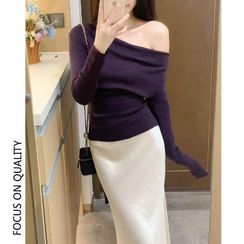 极速美式纯欲风修身针织衫