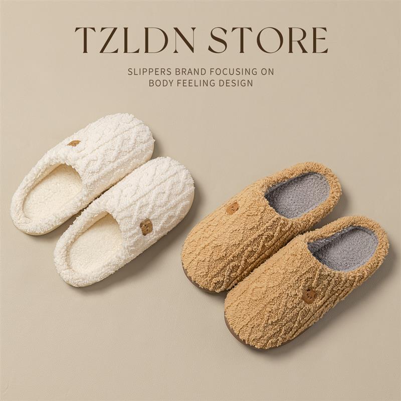 棉拖鞋女士秋冬季2025新款