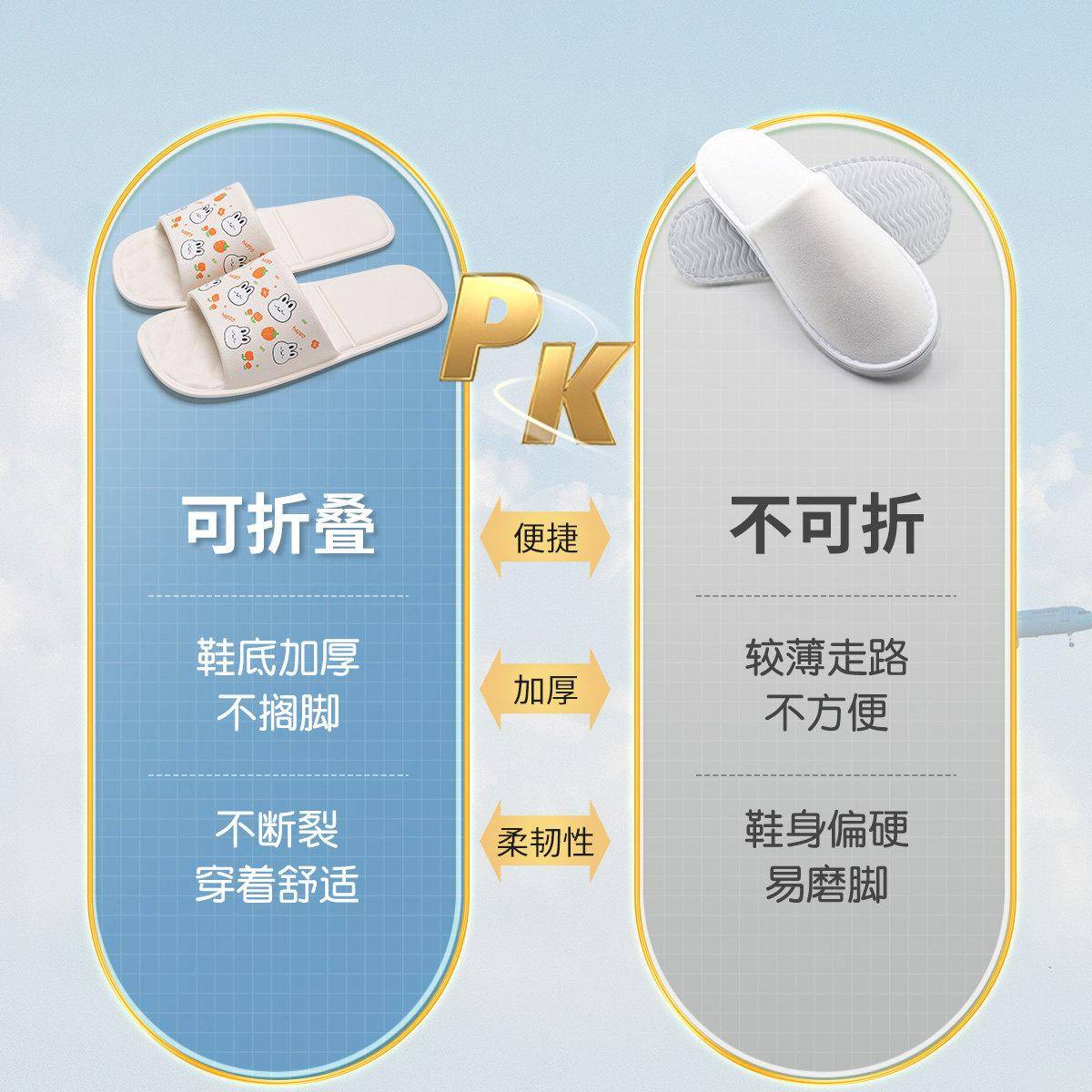 推荐儿童旅行便携式折叠拖鞋男度假酒店旅游可洗澡亲子一次性拖鞋