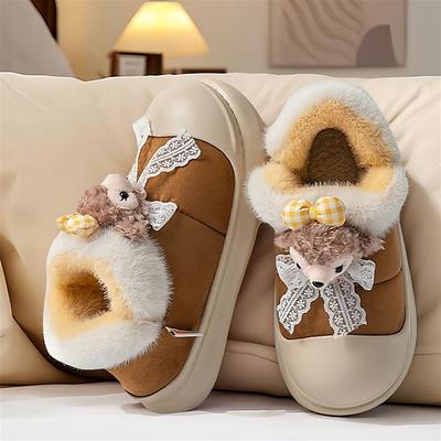 冬季厚底可爱外穿防滑雪地