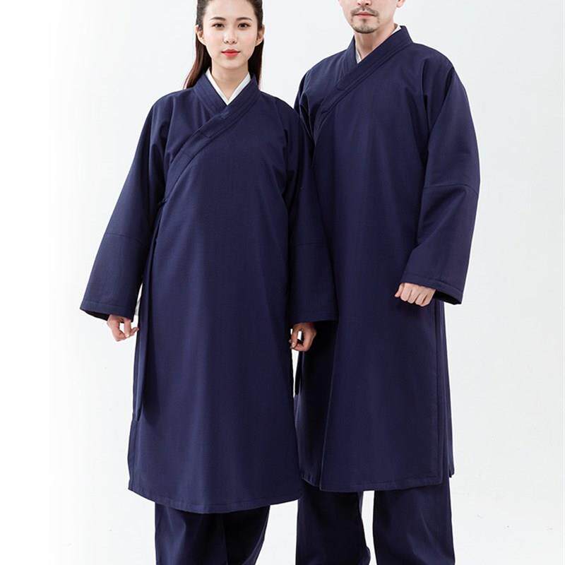 服饰冬季加厚长袍棉服秋冬斜襟太N极服冬装加厚太极服