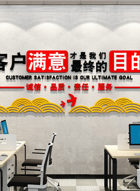 销售后部门办公会议室文化墙w面装饰布置公司企业励志墙贴激励标