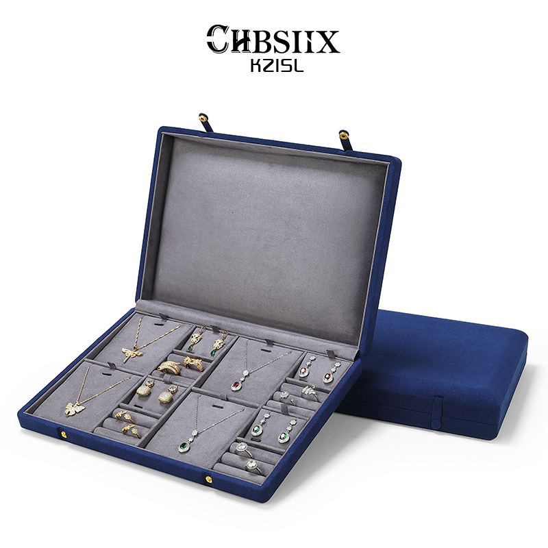 C&K轻奢珠宝首饰收纳盒项链戒指耳环手镯手链盒套装盒饰品收纳盒