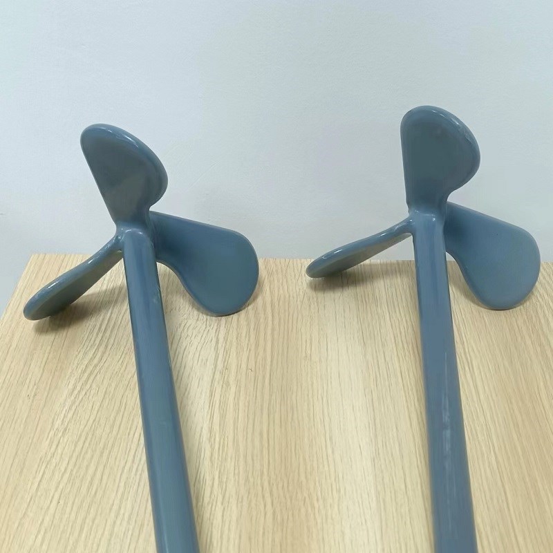 电动减速搅拌机 衬塑搅拌杆 加药耐酸碱防腐叶片推进式桨叶 加厚