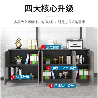 办公会议室落地文件柜复印机打印机底座置物资料储物柜花槽柜矮柜