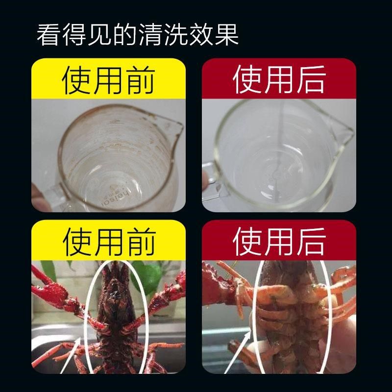 超声波清洗机投入式家用洗蔬果奶瓶牙套首饰手表假牙振荡清洗器