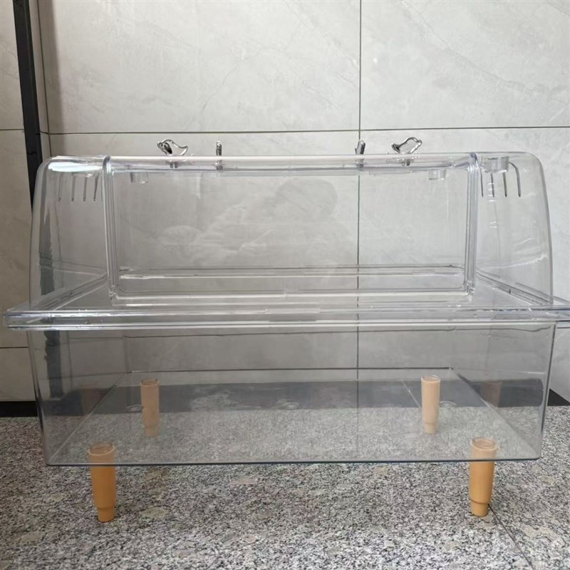 仓鼠全亚克力60水晶笼,透明豪华金丝熊,透明科养笼60*37*36