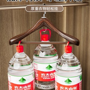 实木衣架宽肩家用无痕木质衣挂大衣皮草西装 店用 挂衣服架酒店服装