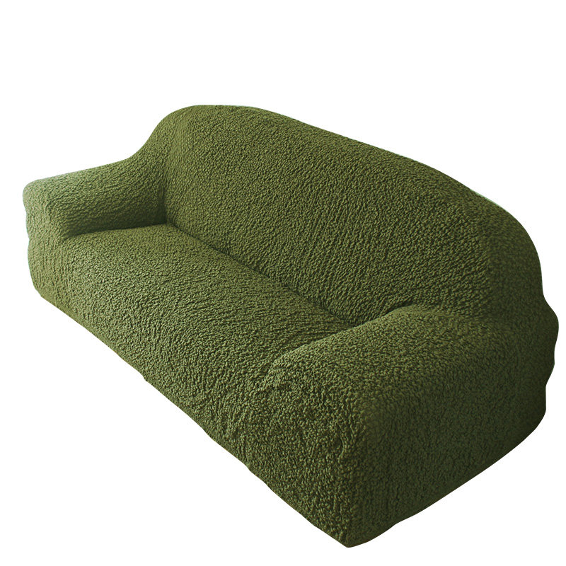 加厚日式老式包沙发套罩万能北欧风格欧式的浅灰色扶手时尚全包