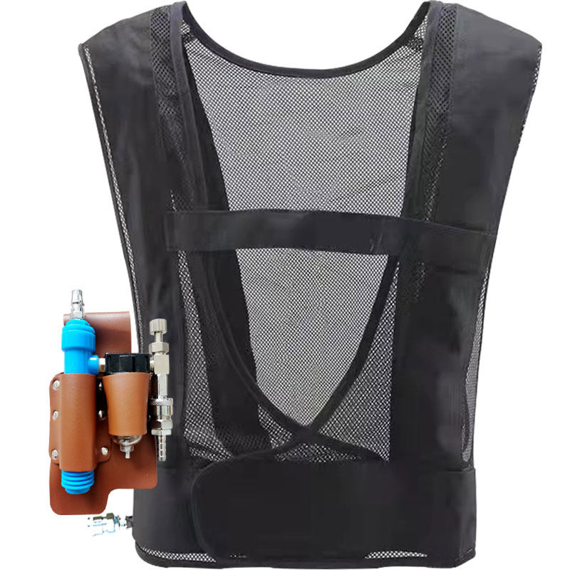 空调衣制冷背心压缩空气降温马甲冷气衣夏天高温防暑焊工服鸿飞牌