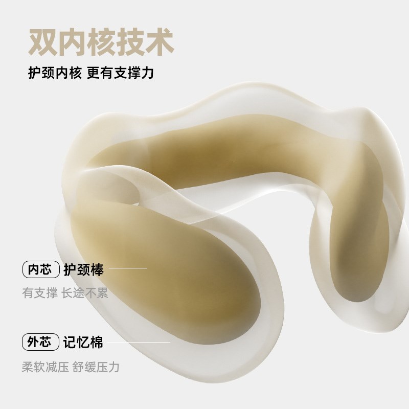 u型枕旅行枕飞机护颈便携长途车睡觉神器高铁坐车颈椎u形枕头靠枕
