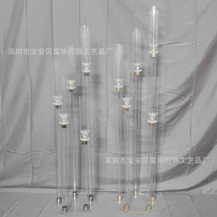 新款婚庆道具金色芦苇龙珠灯泡路引婚礼尖灯泡路引T台路引装饰