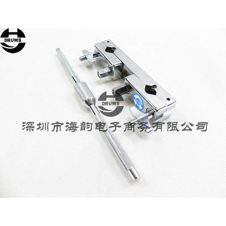 打击乐 架子鼓双头小打杆小打支架搭配标准双口夹套装