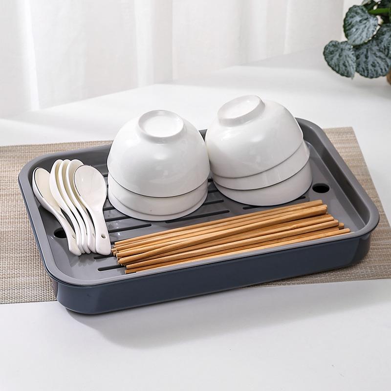 茶盘客厅创意透明露营野餐家用长方形水果高档轻奢拖盘客厅沥水盘